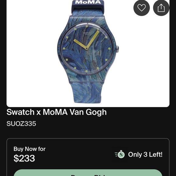 moma vincent van gogh swatch - Picture 4 of 4